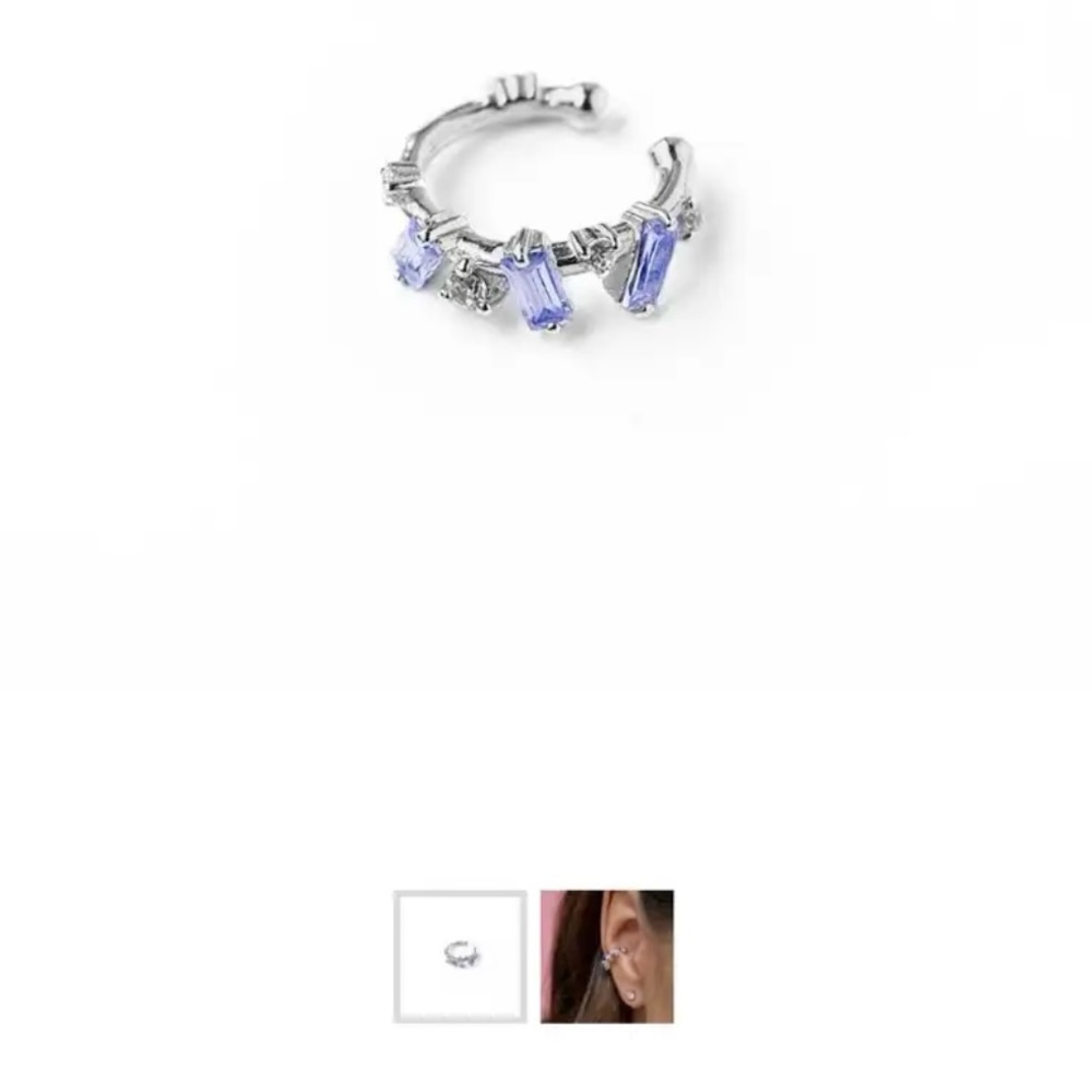 Sterling Silver Ear Cuff